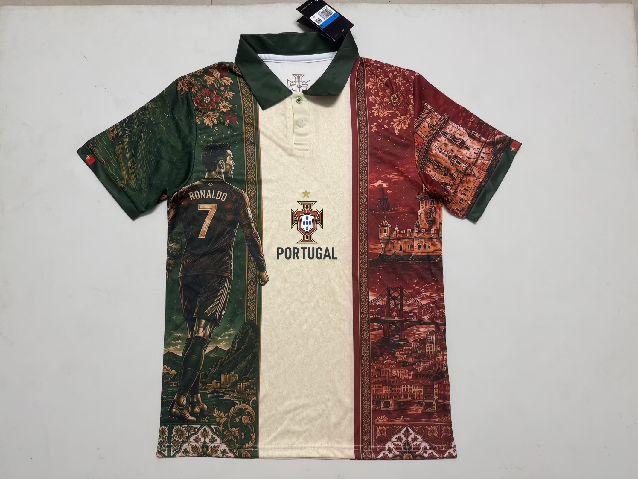 Portugal Special Edition Culture Polo Jersey #7 - Ronaldo