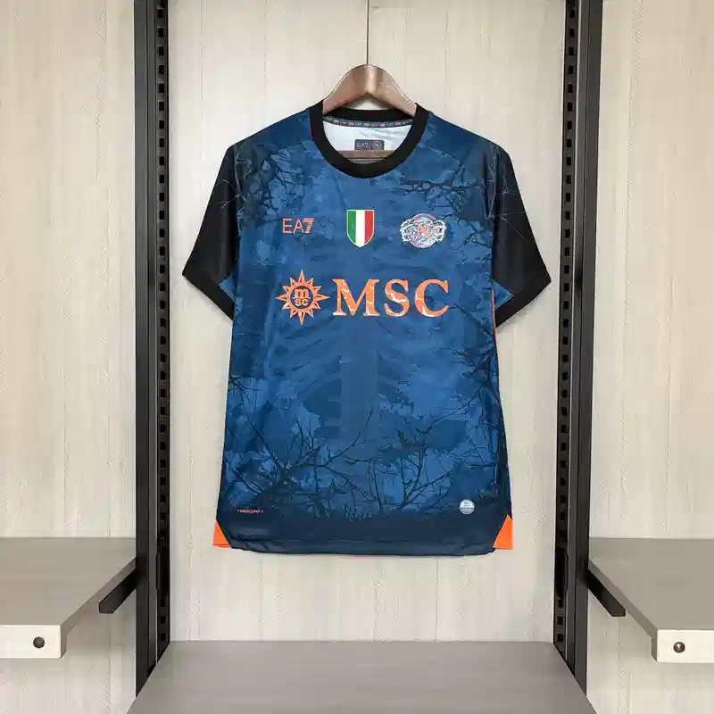 25/26 Naples Halloween Blue Special Edition Soccer Jersey
