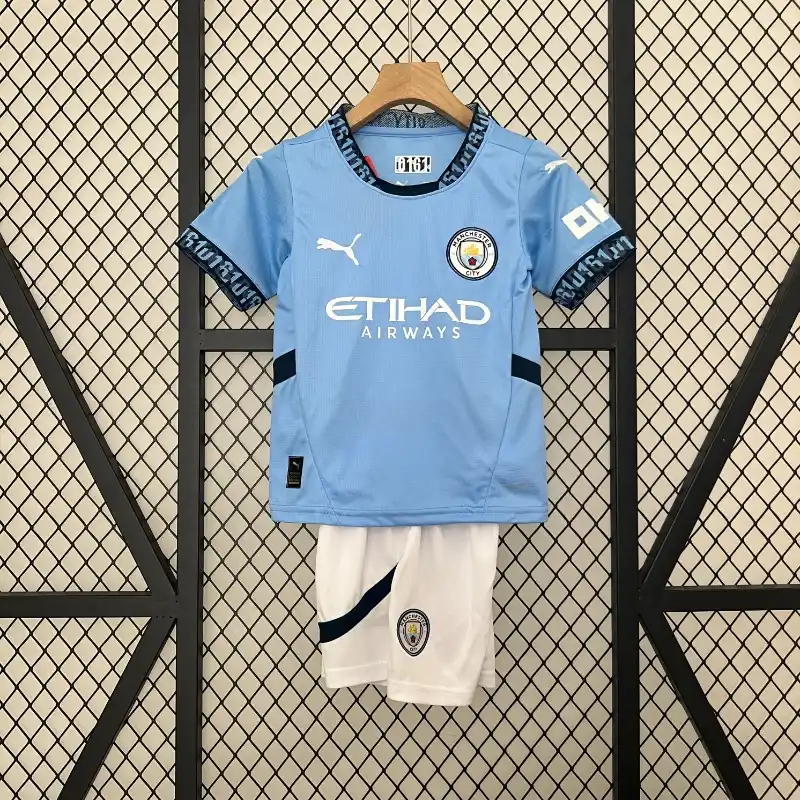 24/25 Kids Manchester City Soccer Jersey Home