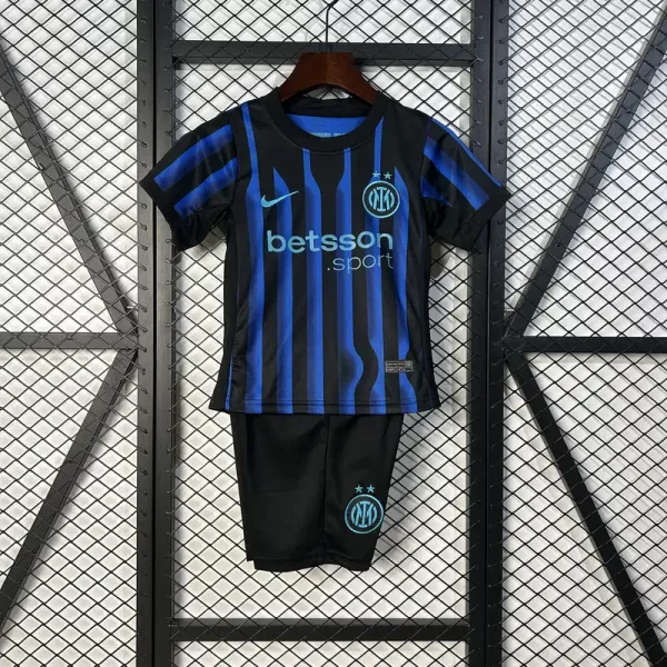 Inter Milan home kids kit 25/26