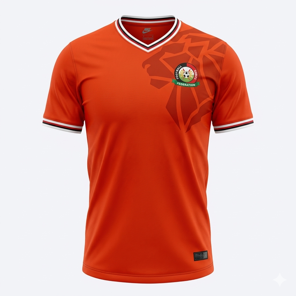 Harambee Stars "Lion Pride" Official Home Jersey (Red)